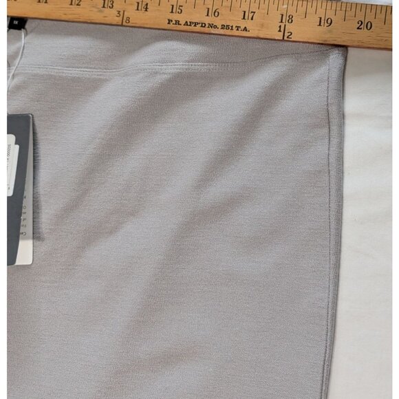 Eileen Fisher Washable Stretch Crepe Straight Leg Pants Soft grey 1X - Picture 12 of 14